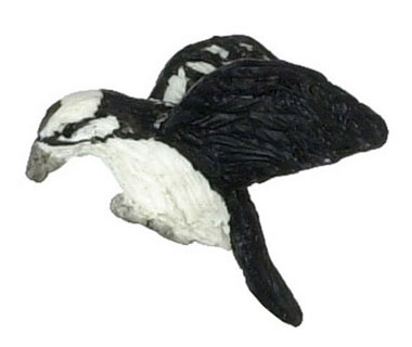 Dollhouse Miniature Downy Woodpecker